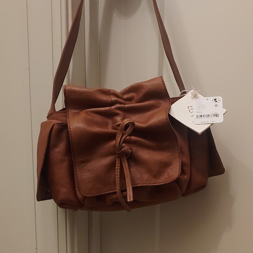 Free People Brown Leather Women's Bag